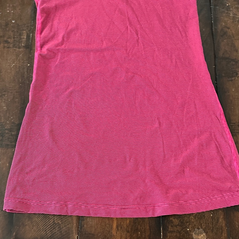 lululemon Raspberry striped Racerback Tank Top - Picture 4 of 4